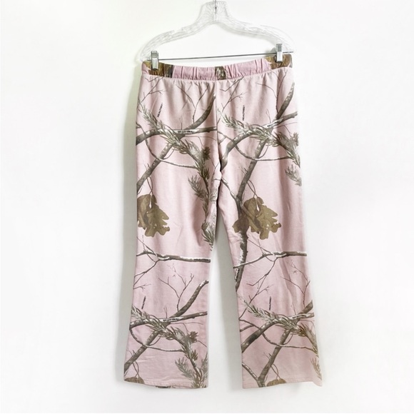 Realtree Sleep Pant pink camo micro fleece elastic waistband drawstrings - Picture 8 of 8